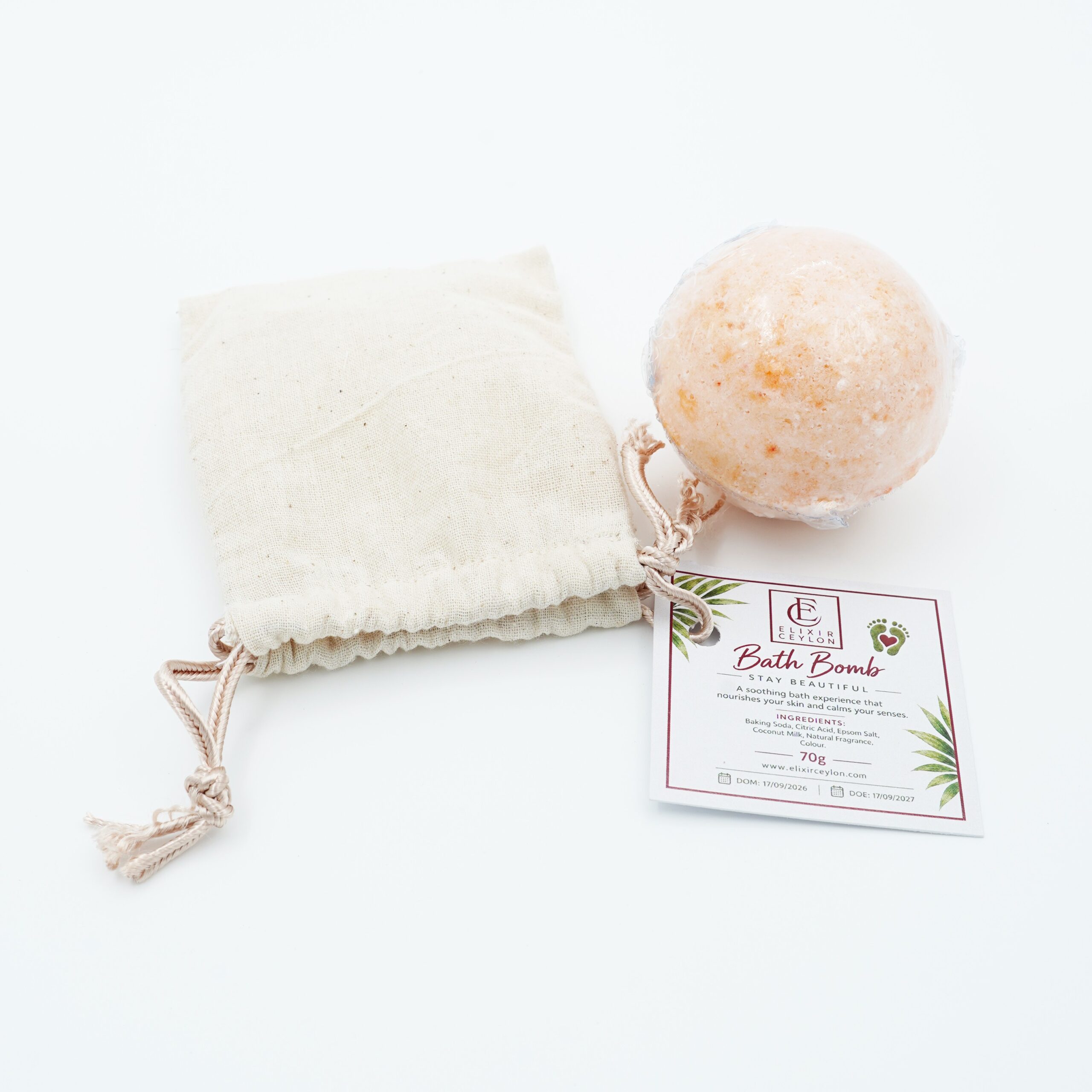 Hand Pressed Bath Bomb