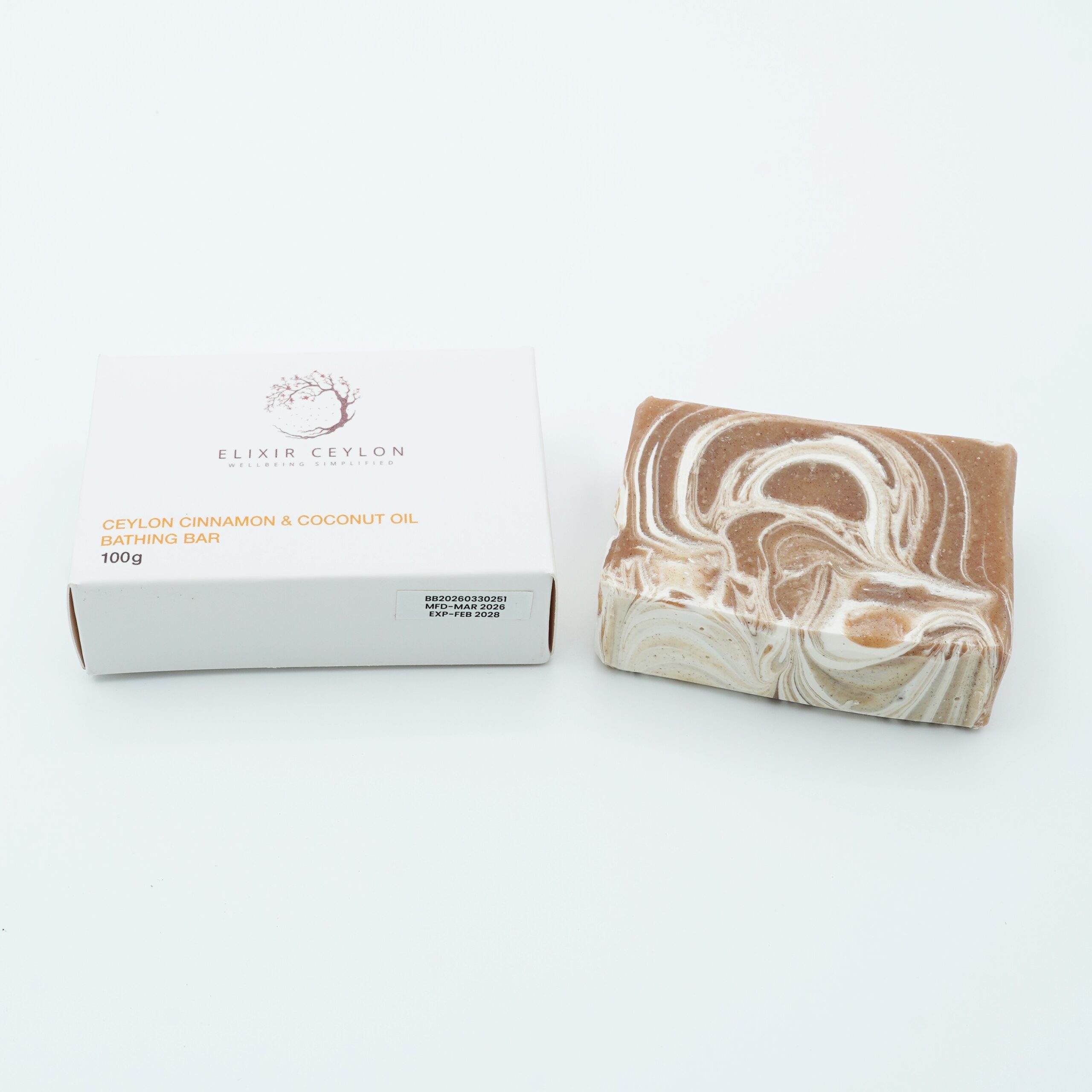 Ceylon Cinnamon & Coconut Oil Bathing Soap